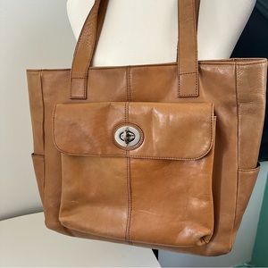 Vintage Danier Leather Tote/Laptop bag